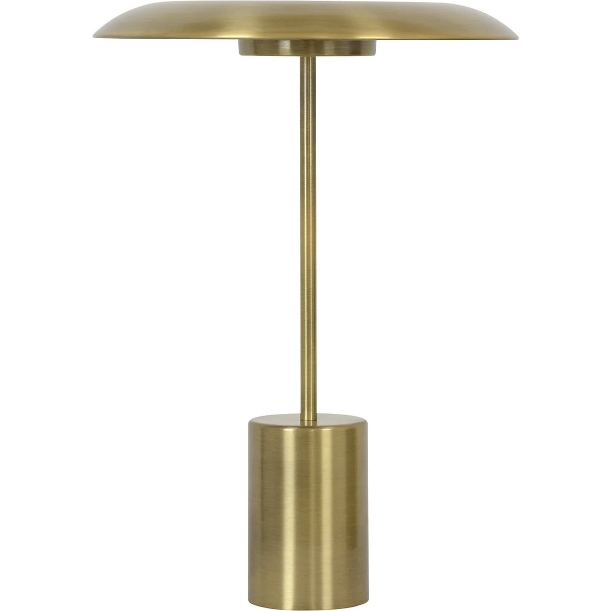 SMITH LED table lamp, with USB port, antique brass, 600 lm.