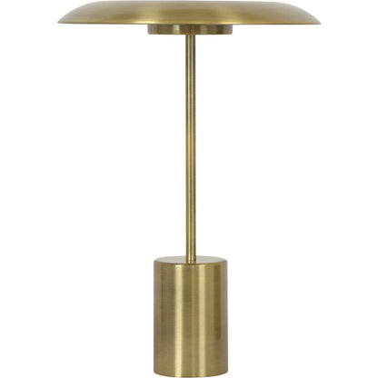 SMITH LED table lamp, with USB port, antique brass, 600 lm.
