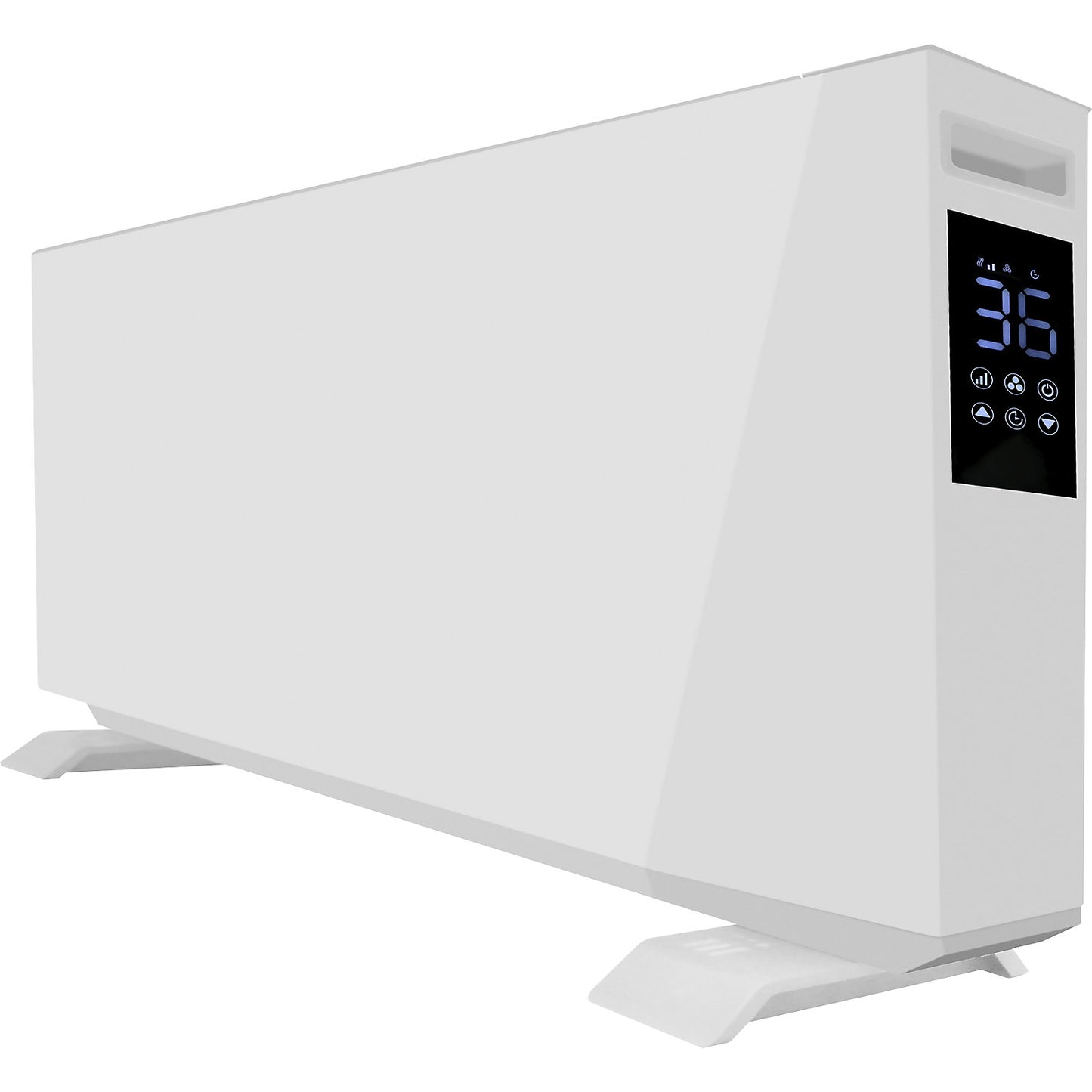 Designer convector with Wifi, 2400 W, LxWxH 166 x 850 x 512 mm.
