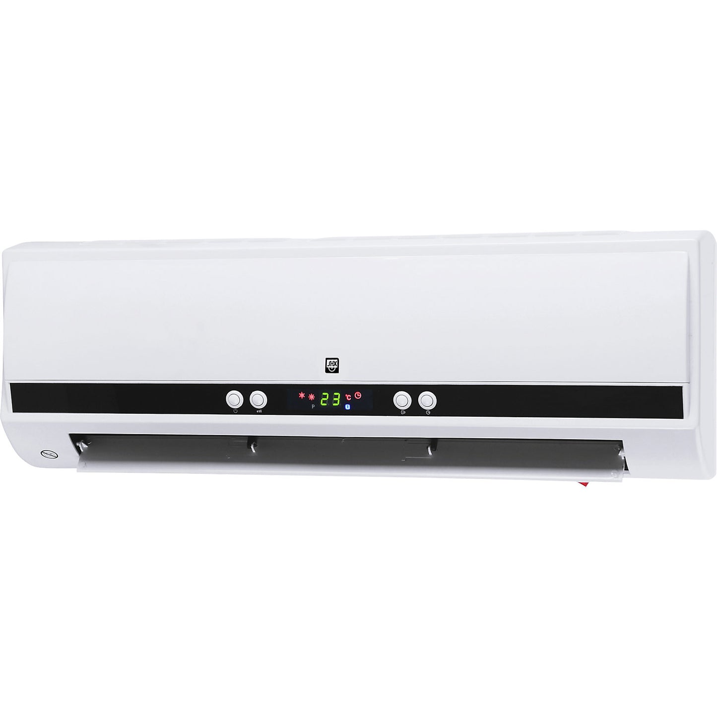 PTC fan heater for wall mounting, 2000 W, LxWxH 138 x 618 x 208 mm.