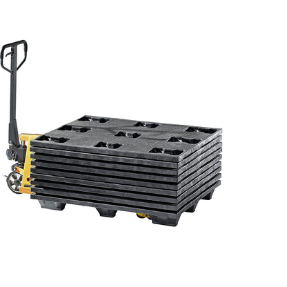 Industrial stacking pallet, LxW 1200 x 1000 mm, closed, 1+ items.