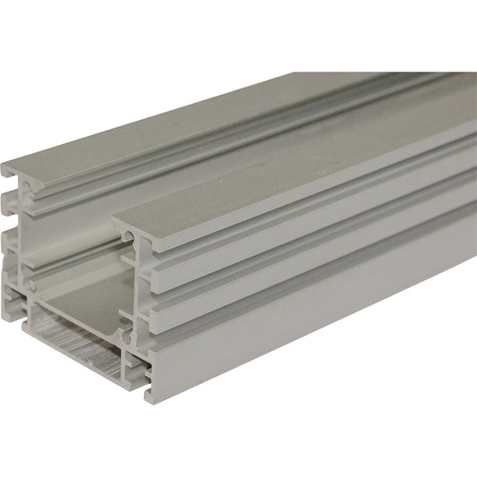Straight segment suspension track, track width 125 mm, overall height 96 mm, length 1 m.