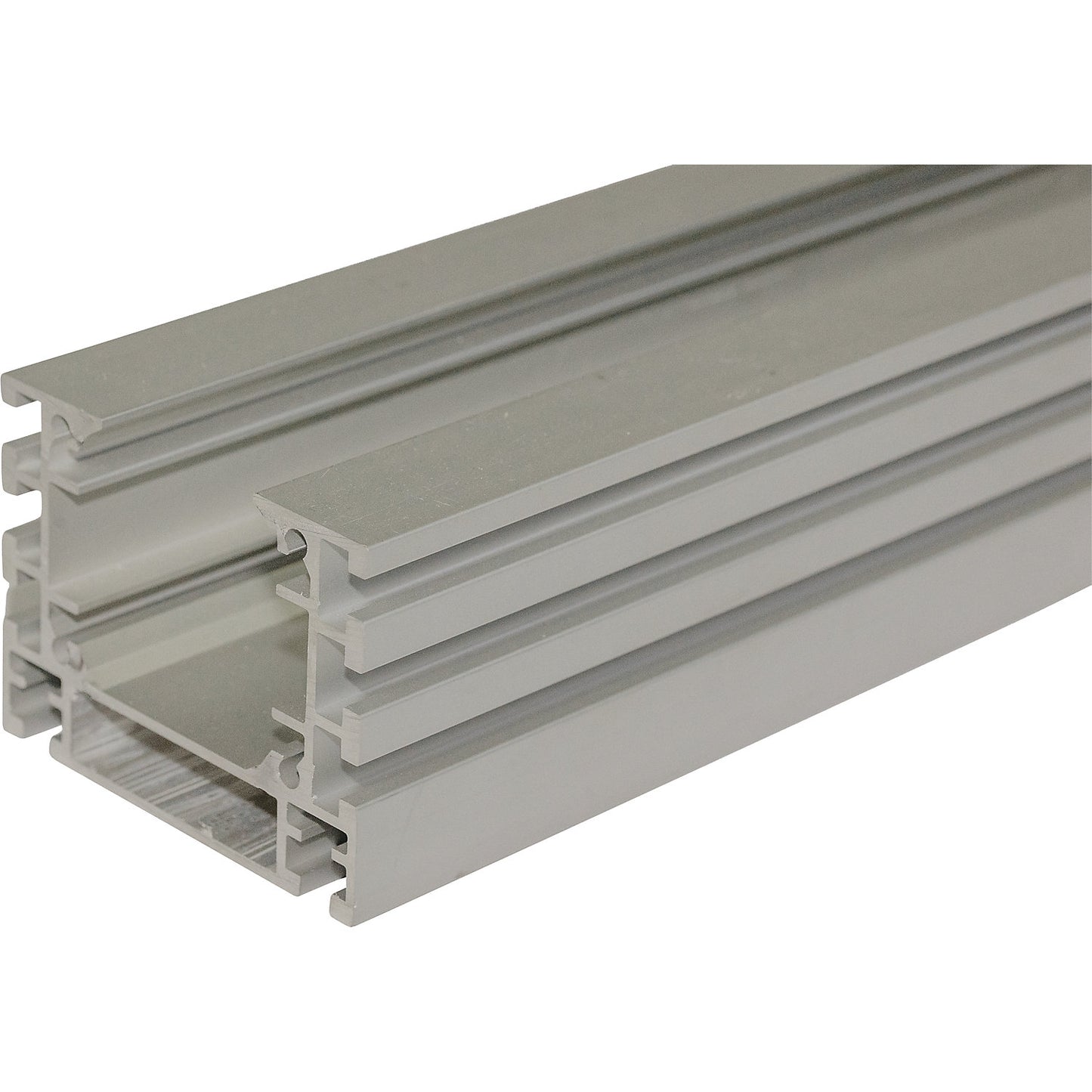 Straight segment suspension track, track width 125 mm, overall height 96 mm, length 1 m.