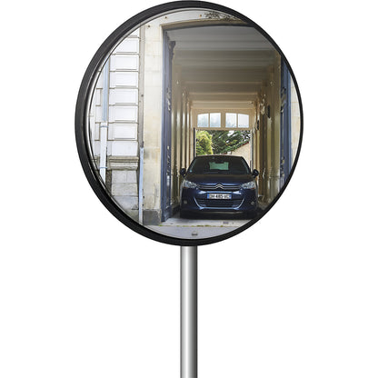 Anti-frost multi-purpose mirror, stainless steel, round, HxW 600 x 600 mm.