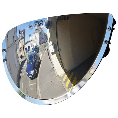 Garage driveway mirror, p.A.S.®, HxW 75 x 440 mm.