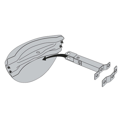 Garage driveway mirror, p.A.S.®, HxW 75 x 440 mm.
