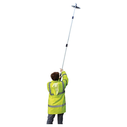 Inspection mirrors, polymir®, Ø 300 mm, 3 m telescopic rod.