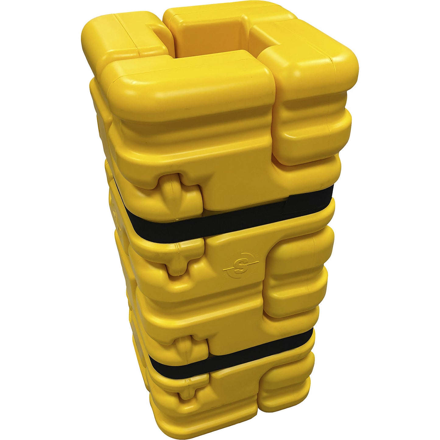 Column protection, modularly adaptable, from 200 x 200 - 300 x 300 mm.