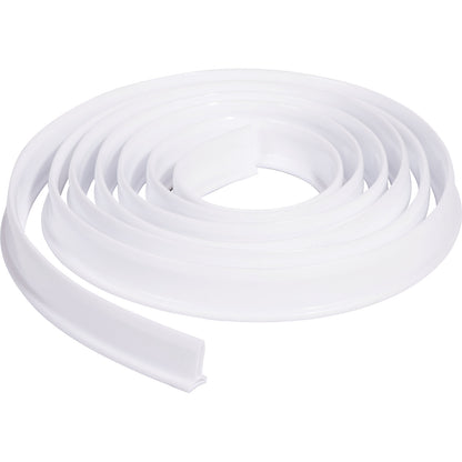 Water barrier made of silicone, LxWxH 3000 x 14 x 30 mm, white.