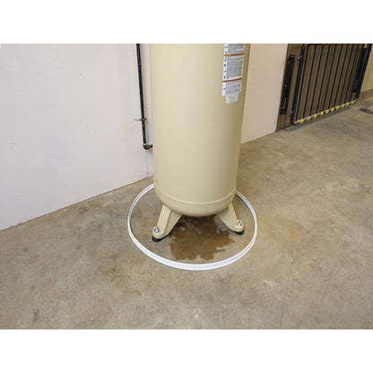 Water barrier made of silicone, LxWxH 3000 x 14 x 30 mm, white.