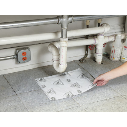 Pads with waterproof bottom side Absorb-&-Lock™, pack of 10, LxW 370 x 370 mm.
