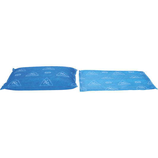 Water absorbent pads Absorb-&-Lock™, pack of 10, LxW 360 x 360 mm, blue.