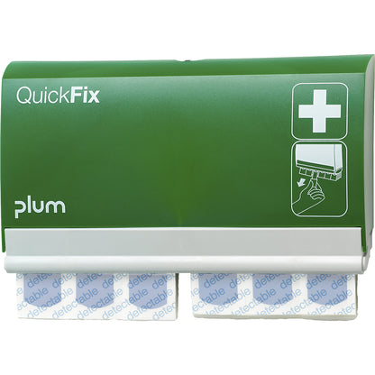 QuickFix plaster dispenser, Detectable, with 90 plaster strips, HxW 133.5 x 232.5 mm.