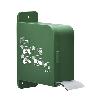 QuickSoft bandage dispenser with 1 x bandage, HxWxD 170 x 60 x 135 mm, black bandage.