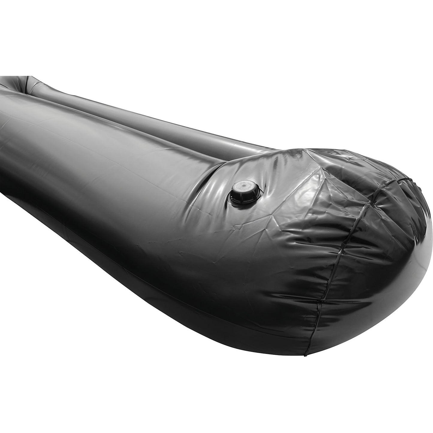 Flood barrier, water-filled, black, LxWxH 1500 x 165 x 600 mm.