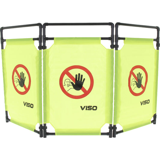 Barrier, PVC, width 1.7 m, 3 panels, height 1 m.