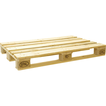Euro pallet, EUR1, ISPM 15, can be ordered separately, LxWxH 1200 x 800 x 144 mm, wood.