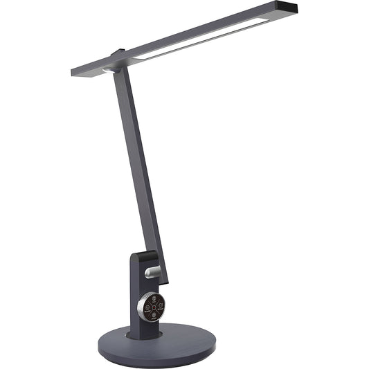 BENTO LED table lamp, 1000 lm, metallic grey.