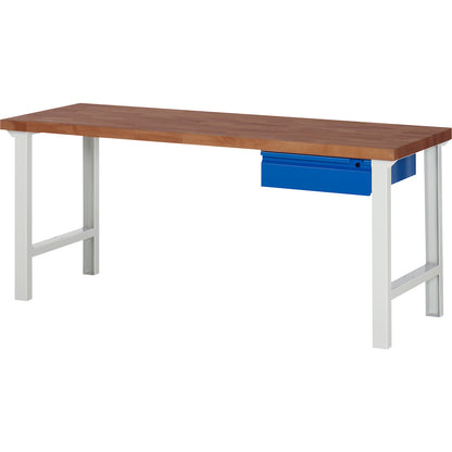 Workbench, 1 drawer 150 mm, WxD 2000 x 700 mm.