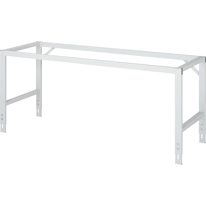 Height-adjustable work table, working height 760 - 1080 mm, WxD 2000 x 800 mm, 1 drawer 150 mm.
