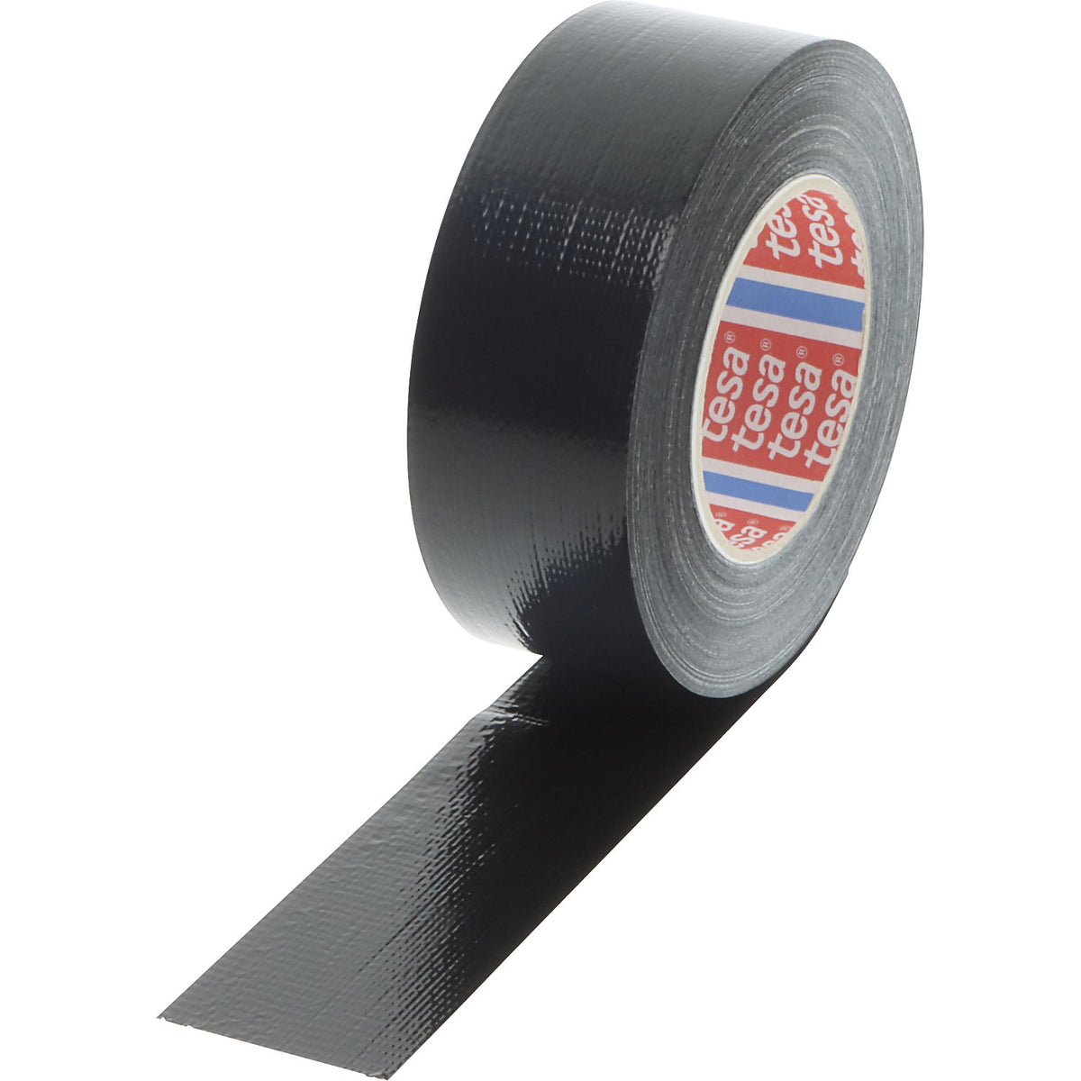 tesa® 60462 fabric tape, with a recycled backing 50 m, W 50 mm, black, pack of 6.