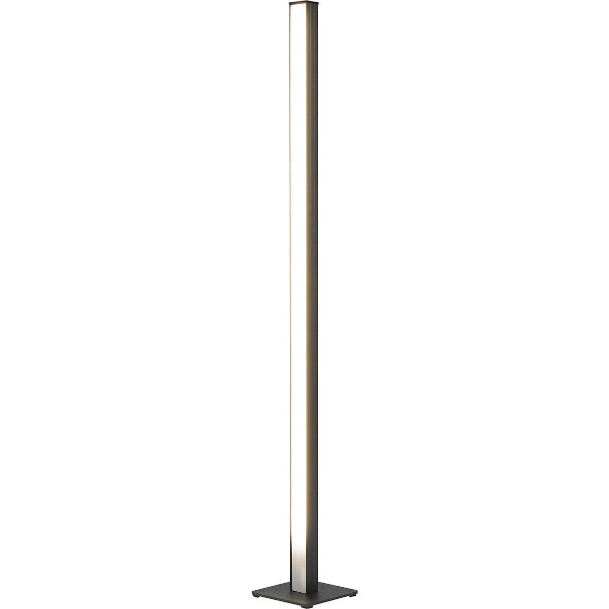 MAULpino high performance LED column lamp, dimmable, height 113 mm, charcoal.