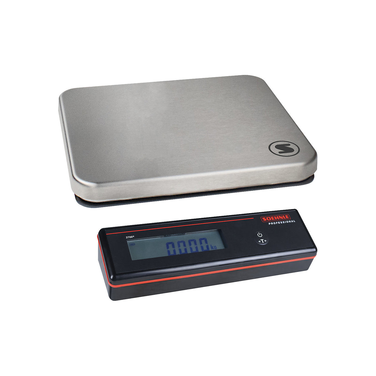 Bench scale, with display unit, weighing range up to 30 kg, weighing plate 310 x 275 x 20 mm.