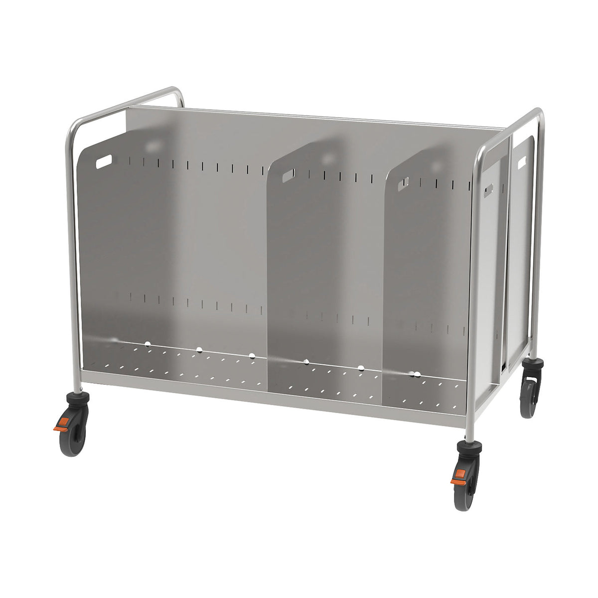 GN stacking trolley, double-sided, LxWxH 1200 x 800 x 970 mm.