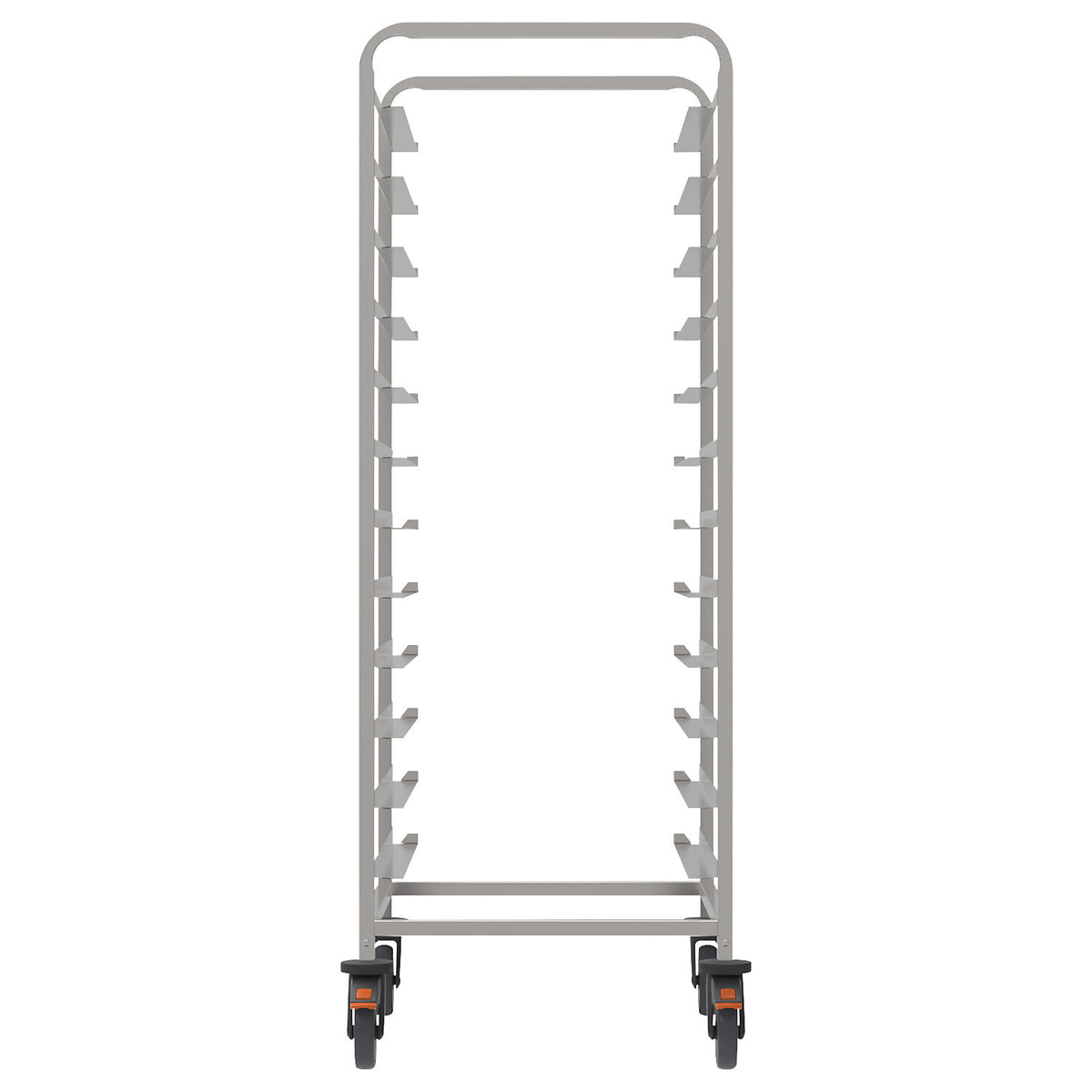 Tray trolley, with deflector rollers, LxWxH 648 x 739 x 1641 mm.
