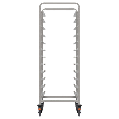 Tray trolley, with deflector rollers, LxWxH 648 x 739 x 1641 mm.