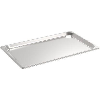 Gastronorm container, stainless steel, LxWxH 325 x 530 x 20 mm.