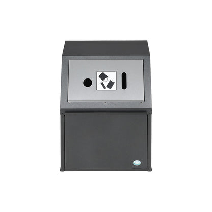 WSG battery collection container, capacity 23 l, grey.