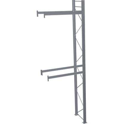 Pallet racking, hot-dip galvanised, HxWxD 6000 x 1950 x 1100 mm, 2 shelf levels, extension shelf unit.