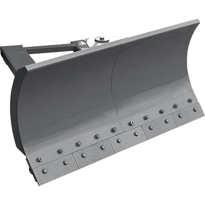 Snow plough for forklifts, with steel scraping edge, blade width 1800 mm, anthracite grey.