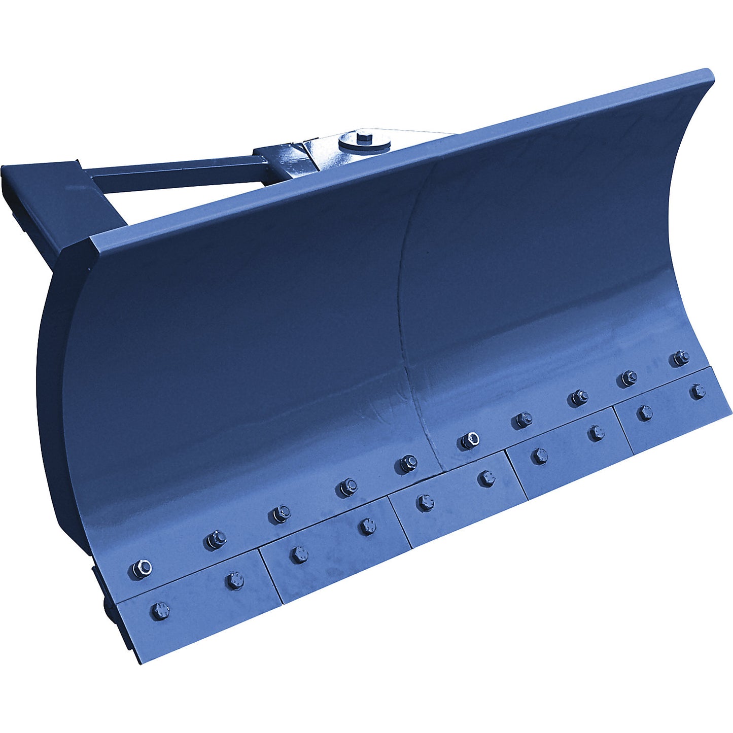 Snow plough for forklifts, with polyurethane scraping edge, blade width 1800 mm, gentian blue.