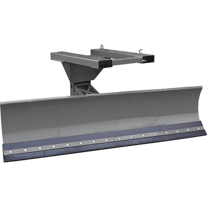 Snow plough for forklift trucks, with steel scraping edge, blade width 1800 mm, anthracite grey, 200 x 80 mm.