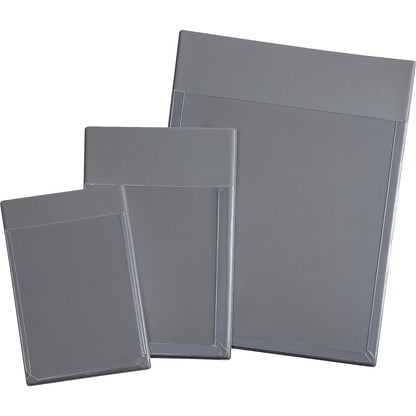 PVC circuit diagram pouch, cardboard-reinforced/self-adhesive, pack of 25, A5 format, transparent.