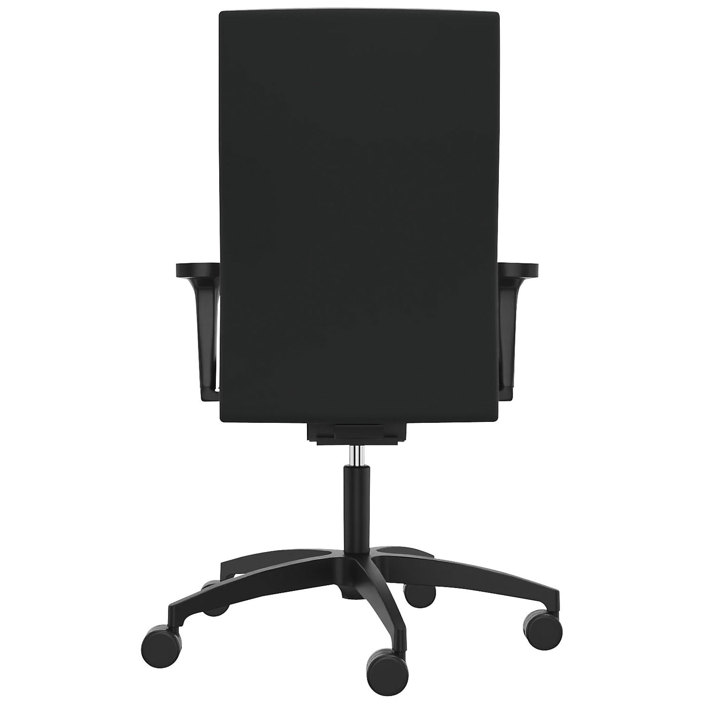 CUBO Classic ZÜCO office chair, upholstered backrest, platinum grey.