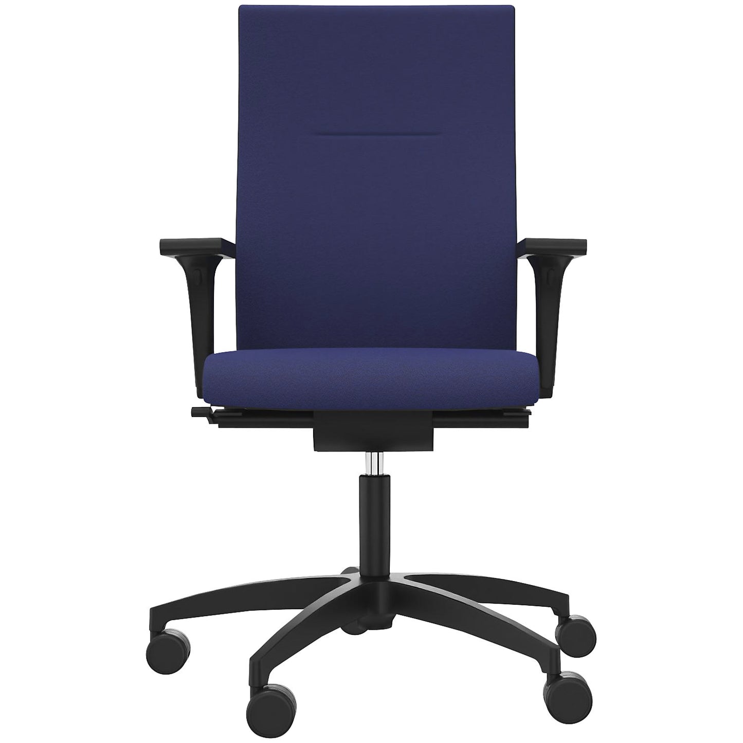 CUBO Classic ZÜCO office chair, upholstered backrest, blue.
