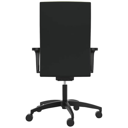 CUBO Classic ZÜCO office chair, upholstered backrest, light green.