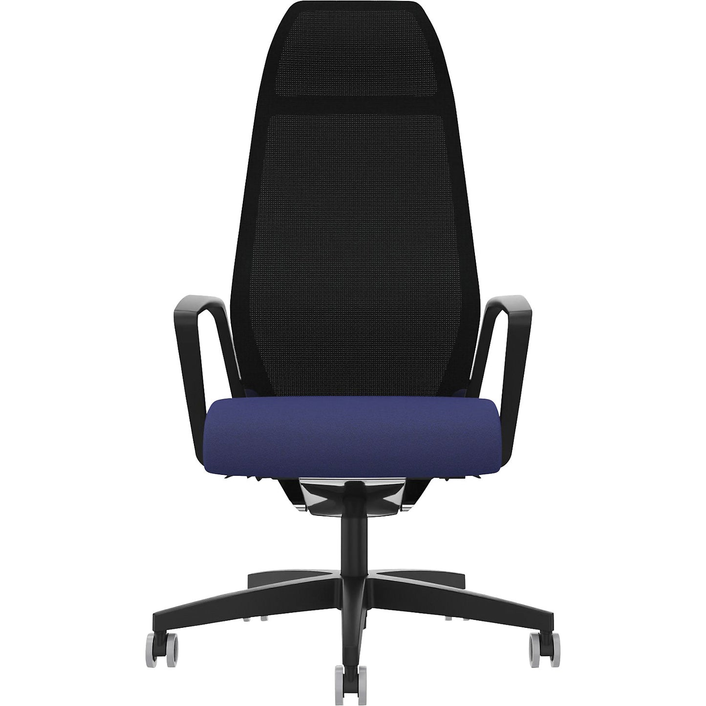 Selvio 0146 ZÜCO office chair, mesh backrest, blue.