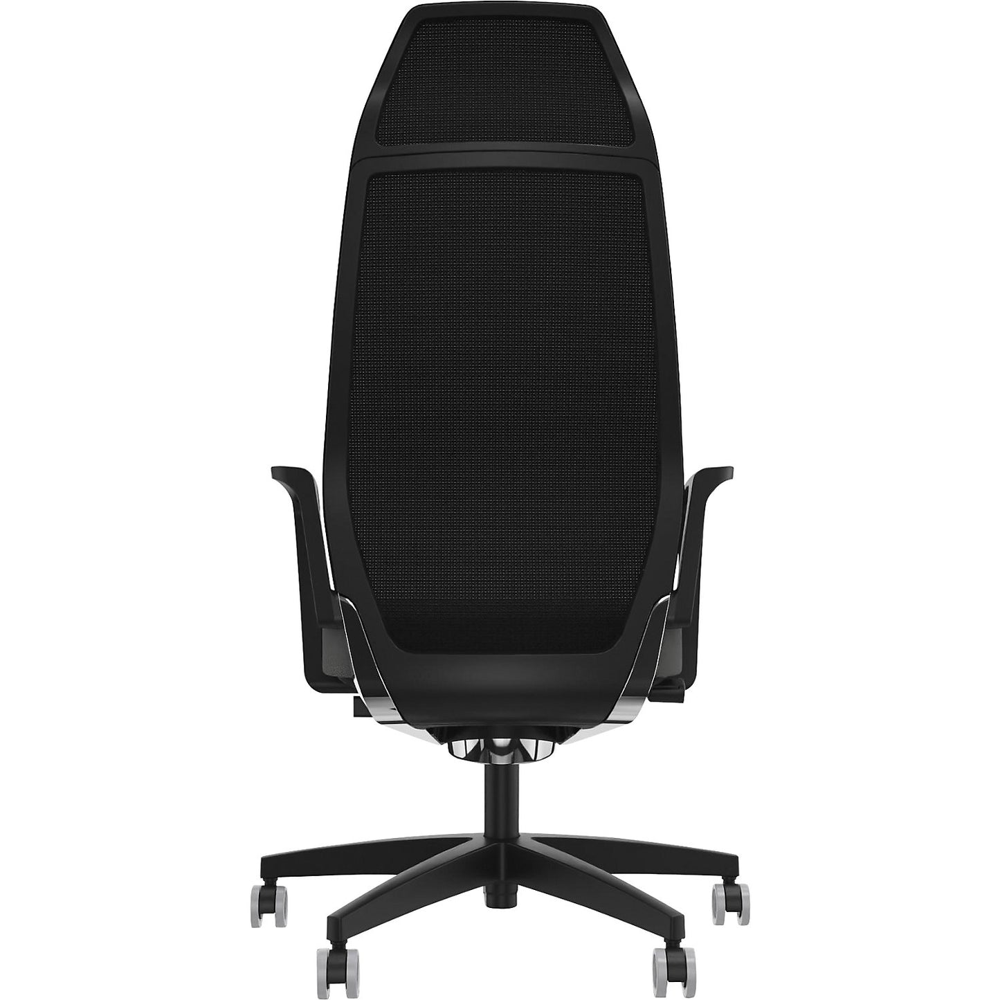 Selvio 0146 ZÜCO office chair, mesh backrest, anthracite metallic.
