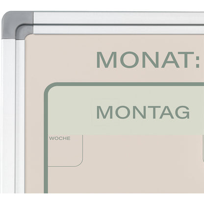 Elegance monthly planner, German, WxH 1200 x 880 mm.