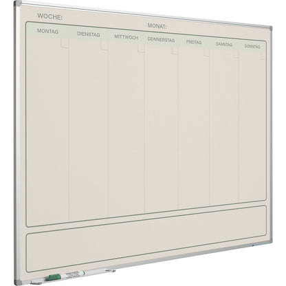Elegance weekly planner, German, WxH 1200 x 880 mm.