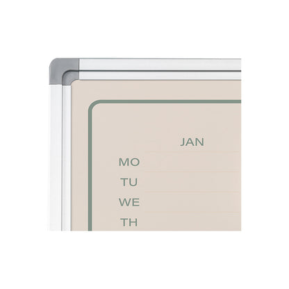 Elegance yearly planner, English, WxH 1200 x 880 mm.