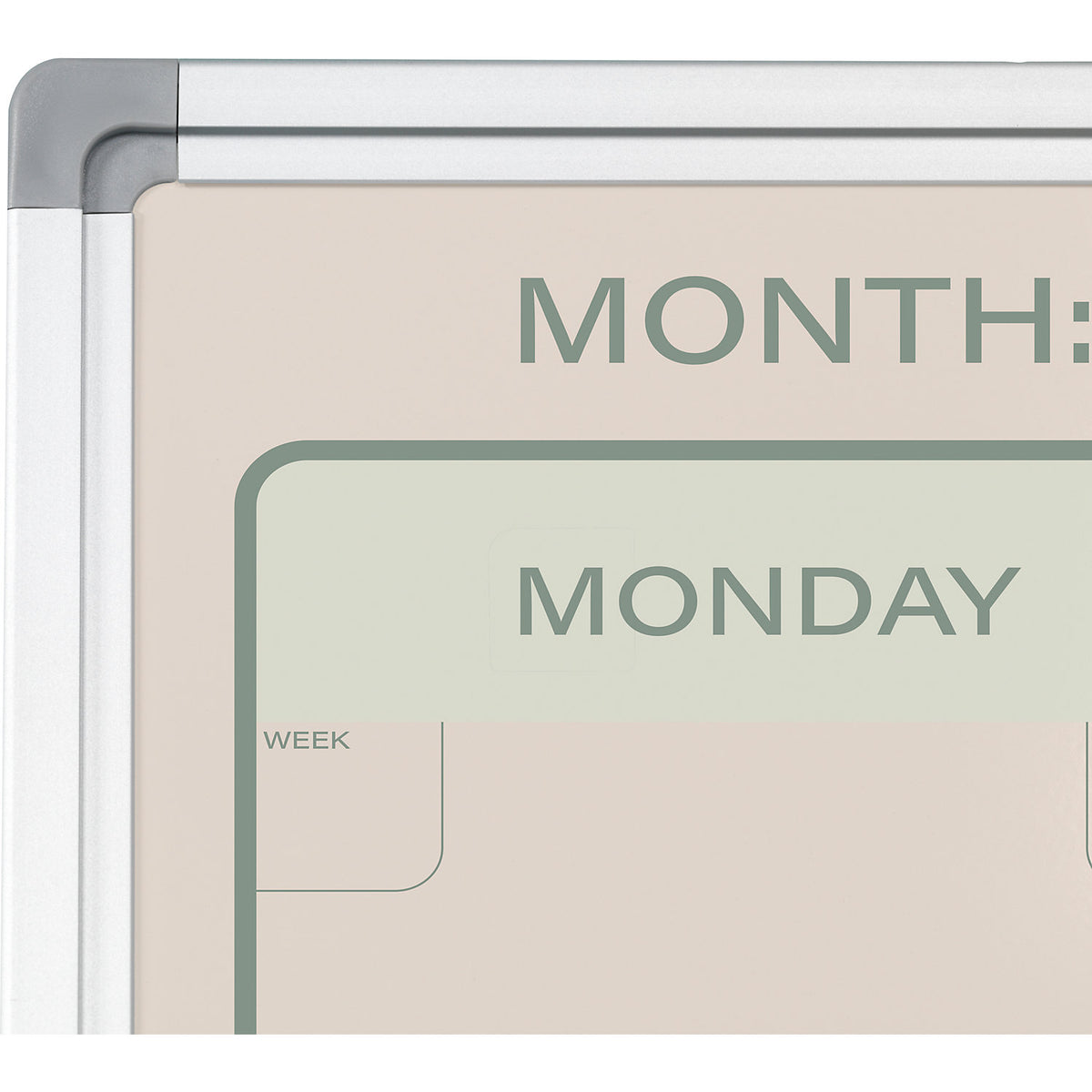 Elegance monthly planner, English, WxH 1200 x 880 mm.