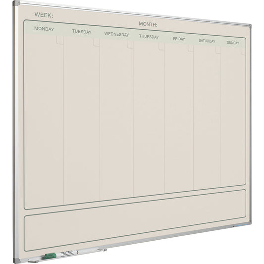 Elegance weekly planner, English, WxH 1200 x 880 mm.