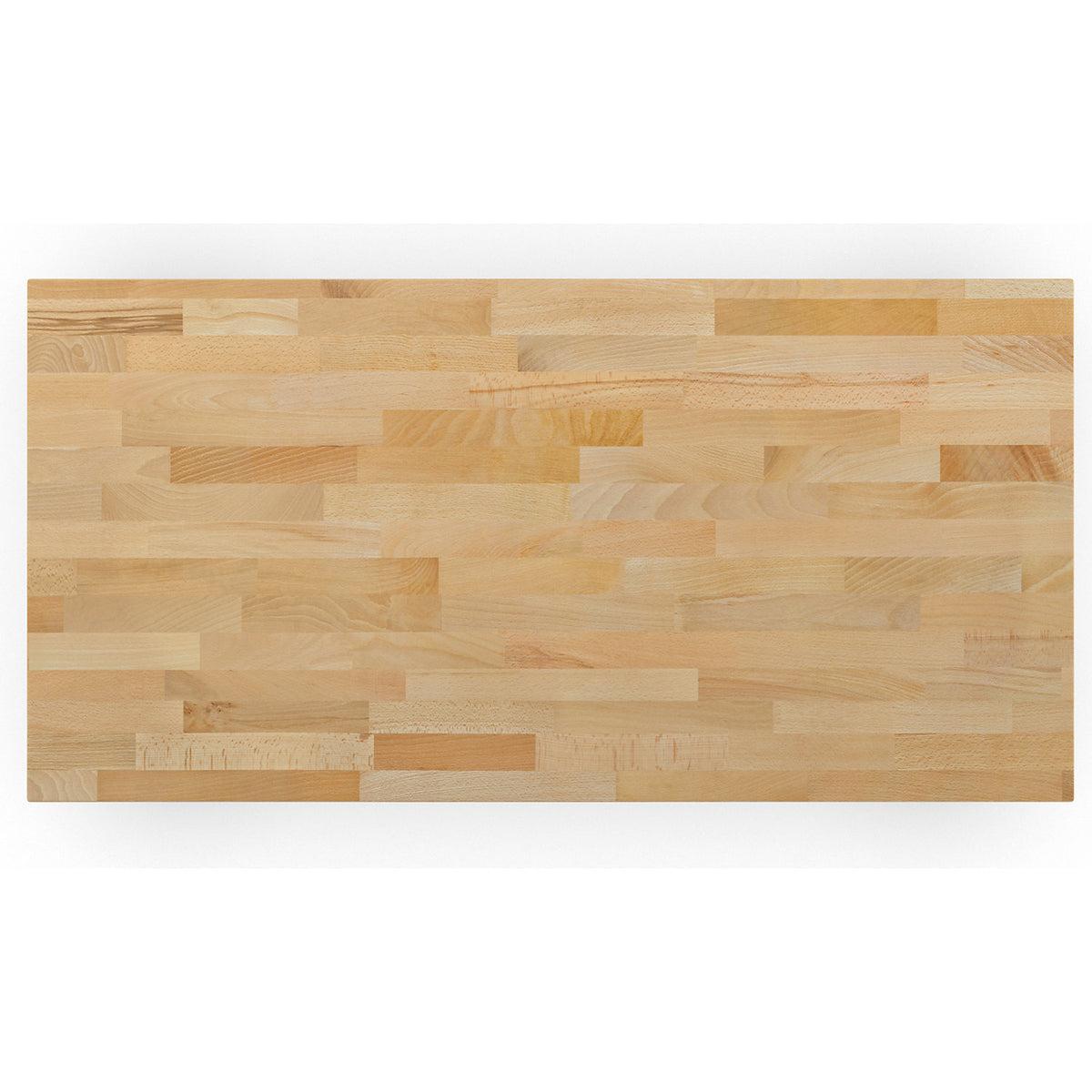 Workbench, modular system, height 740 - 1000 mm, WxD 1600 x 800 mm, solid beech worktop.