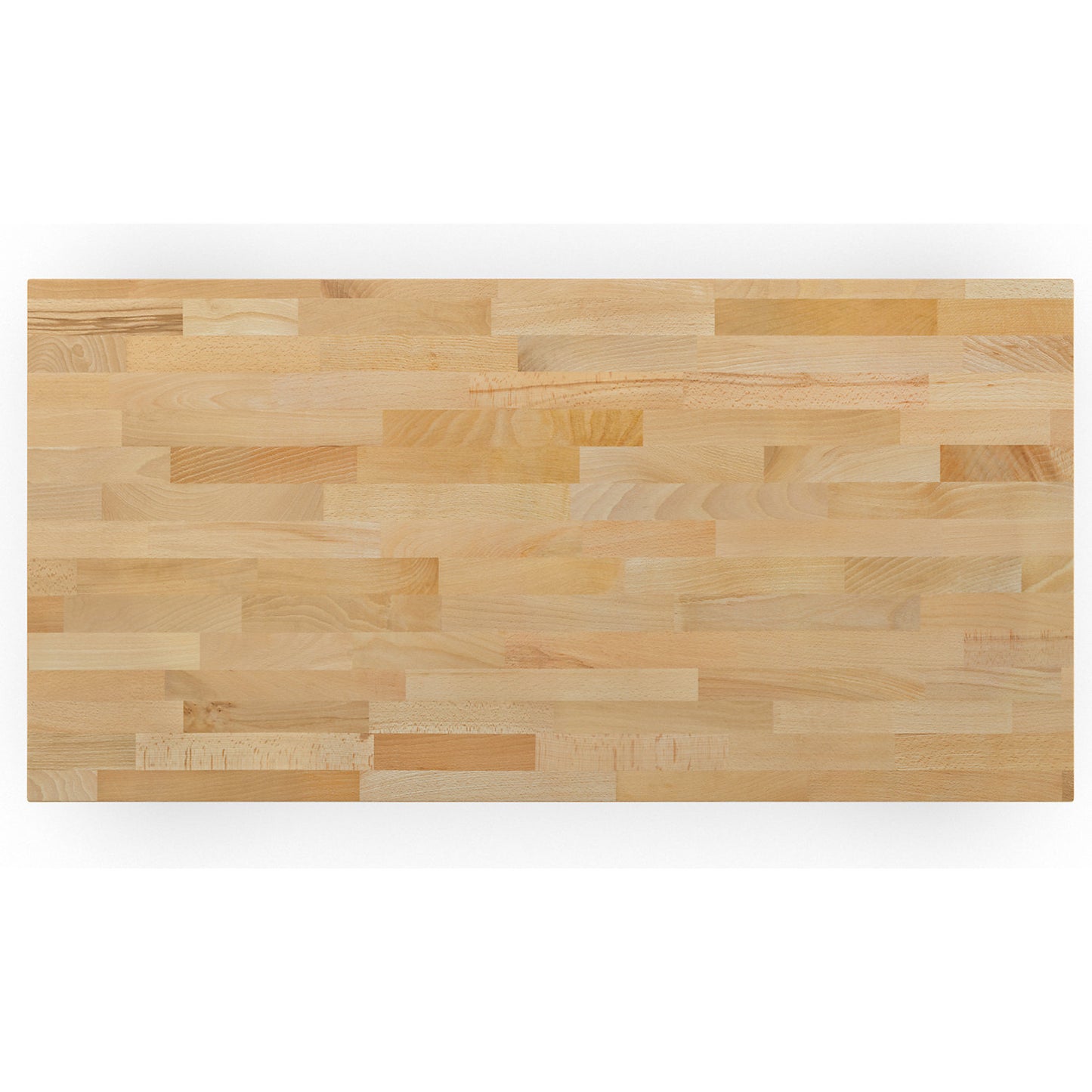 Workbench, modular system, height 740 - 1000 mm, WxD 1600 x 800 mm, solid beech worktop.