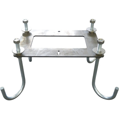 HBS 50 floor anchor, for support arm, hole pattern 210 x 210 mm.